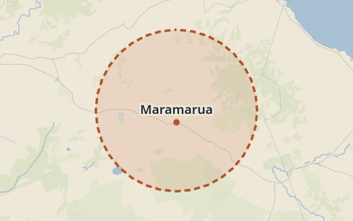 Map of Maramarua