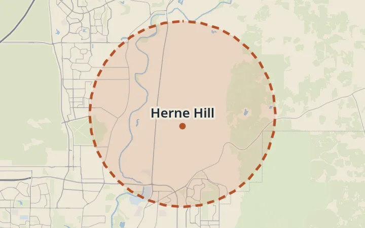 Map of Herne Hill