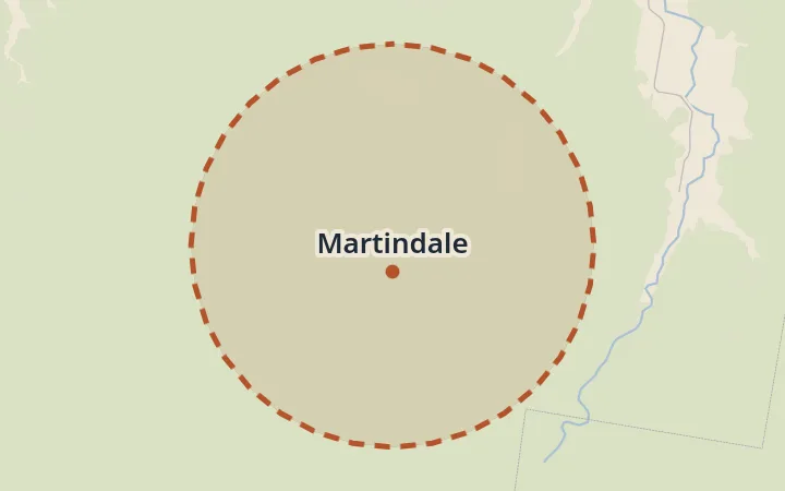 Map of Martindale