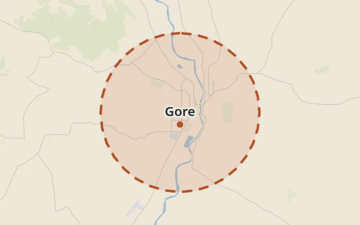 Map of Gore