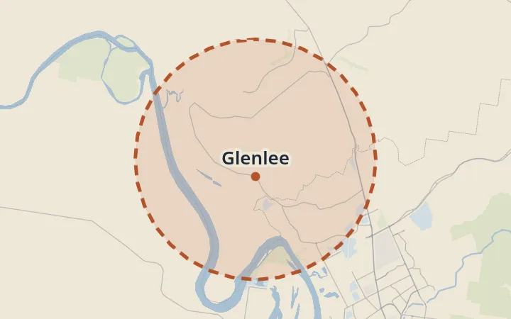 Map of Glenlee