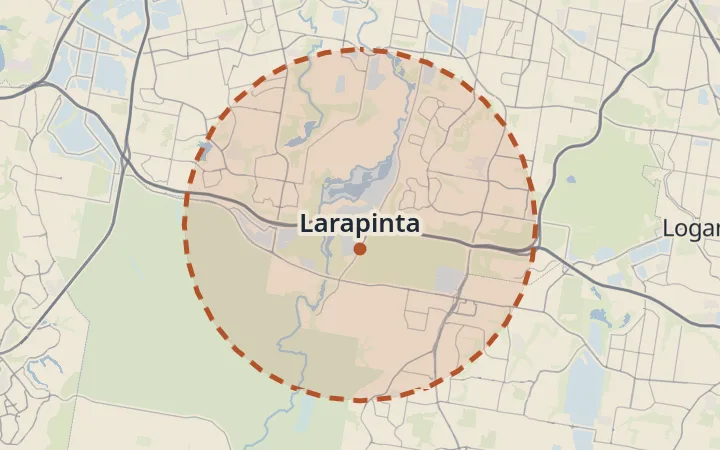 Map of Larapinta