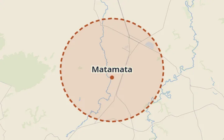 Map of Matamata