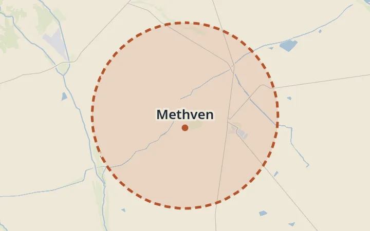 Map of Methven