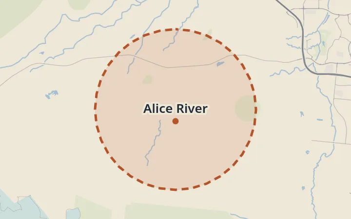 Map of Alice River