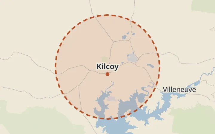 Map of Kilcoy