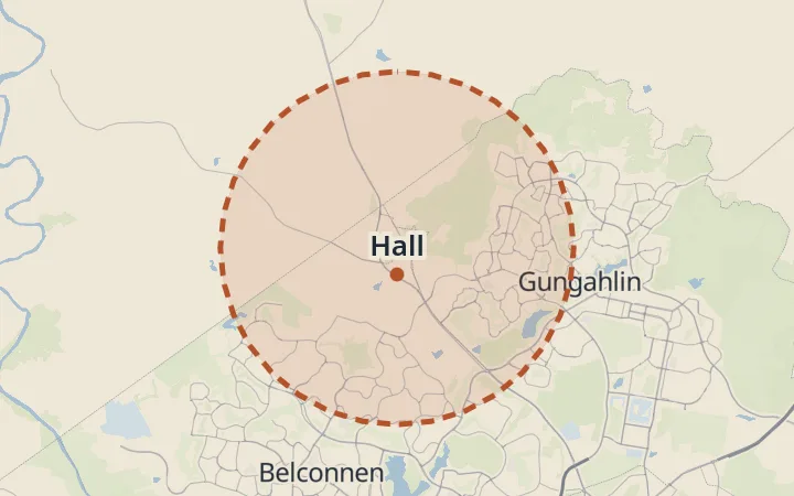 Map of Hall