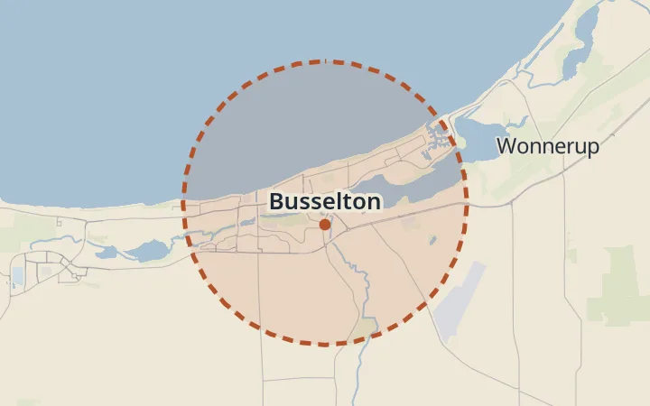 Map of Busselton