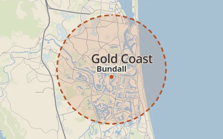 Map of Bundall