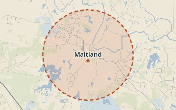 Map of Maitland