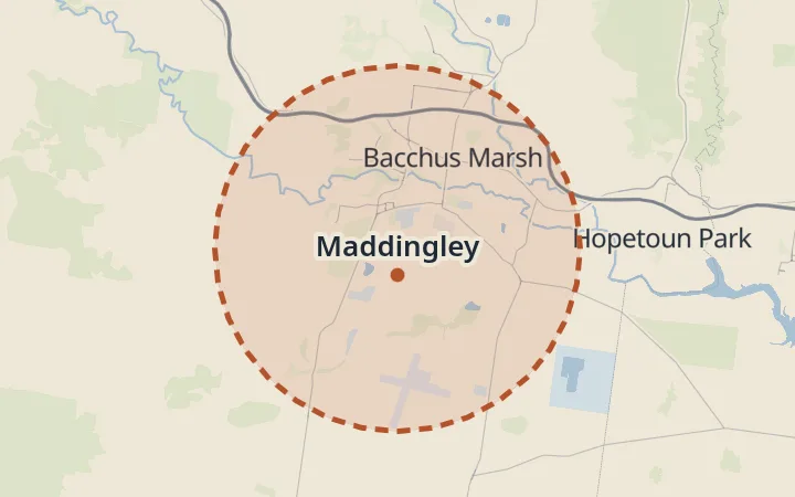 Map of Maddingley