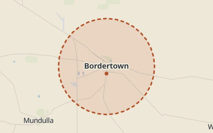 Map of Bordertown