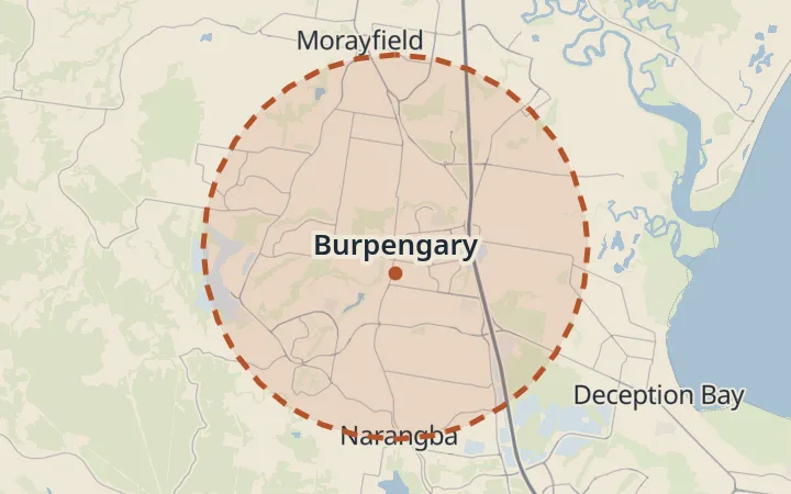 Map of Burpengary