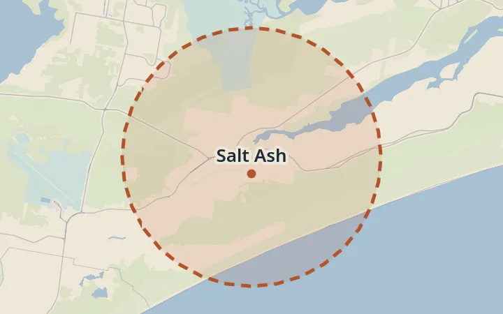 Map of Salt Ash