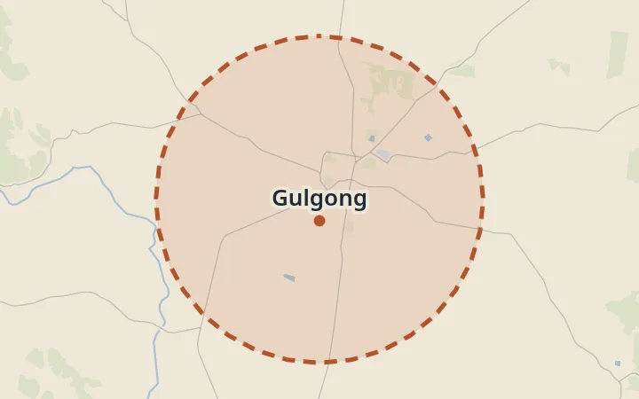 Map of Gulgong