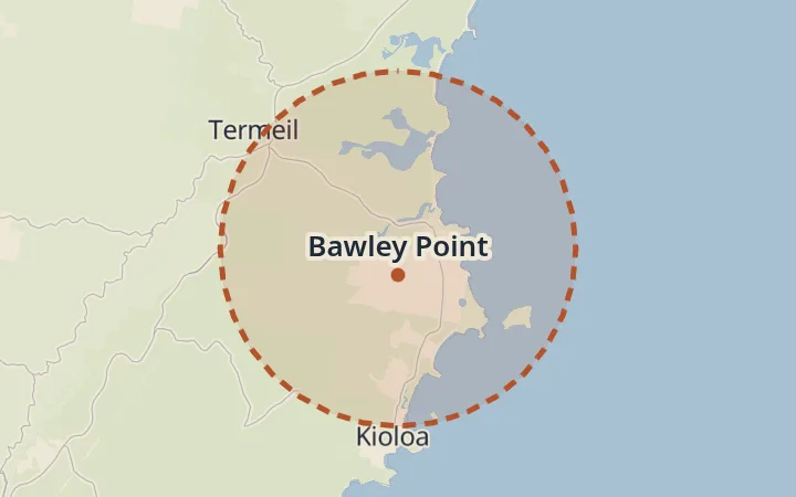Map of Bawley Point