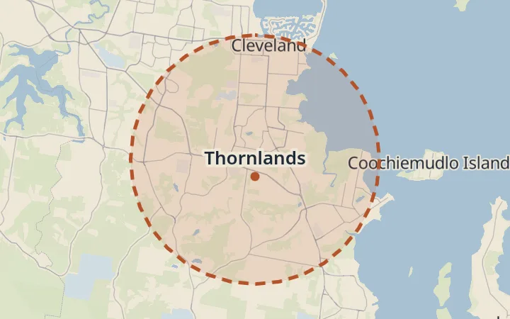 Map of Thornlands