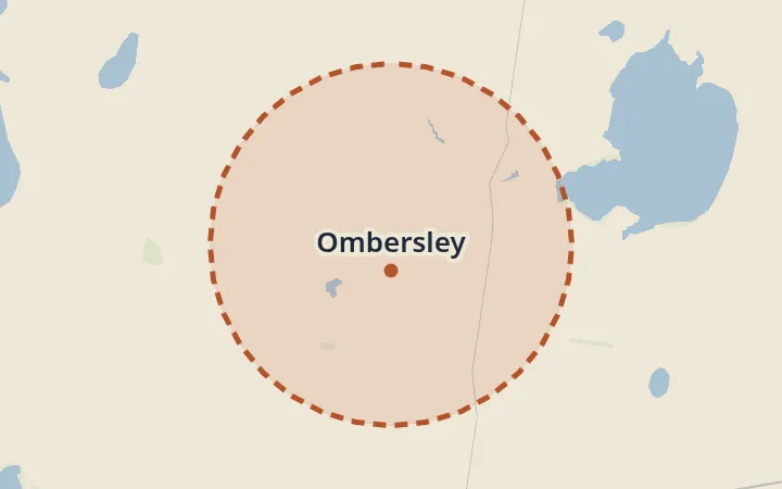 Map of Ombersley