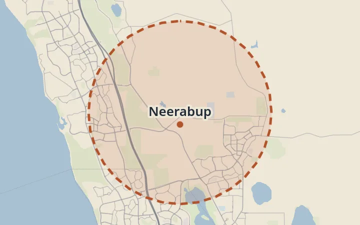 Map of Neerabup