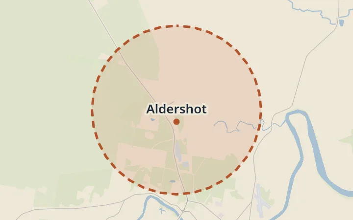 Map of Aldershot