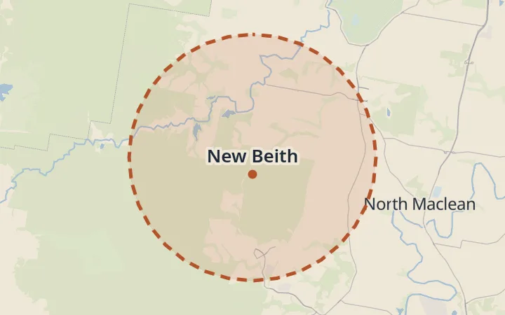 Map of New Beith