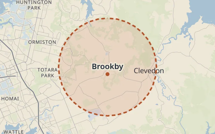 Map of Brookby