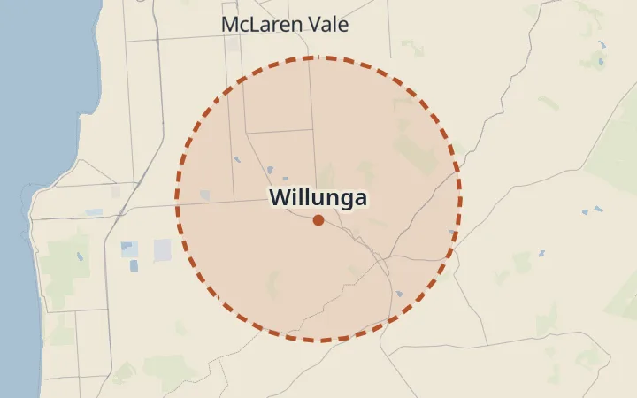 Map of Willunga