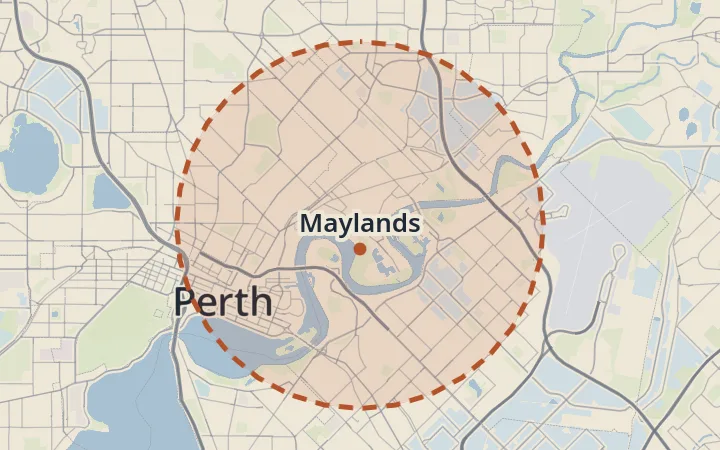 Map of Maylands