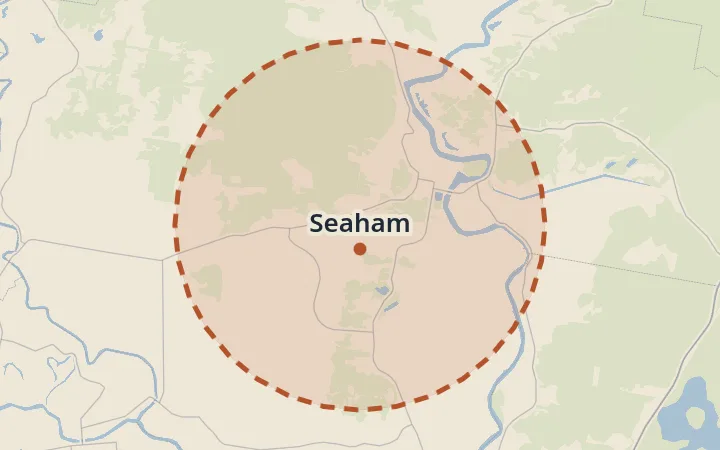 Map of Seaham