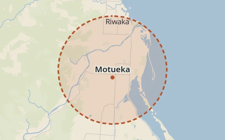 Map of Motueka