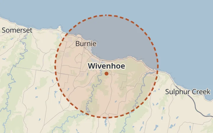 Map of Wivenhoe