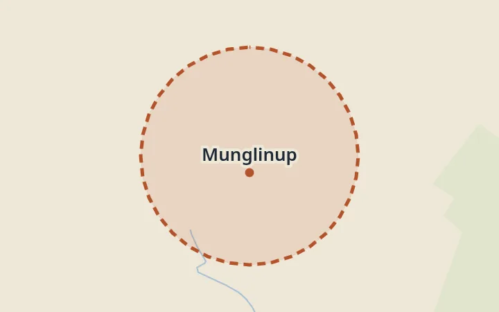Map of Munglinup