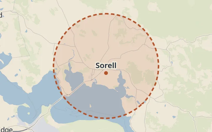 Map of Sorell
