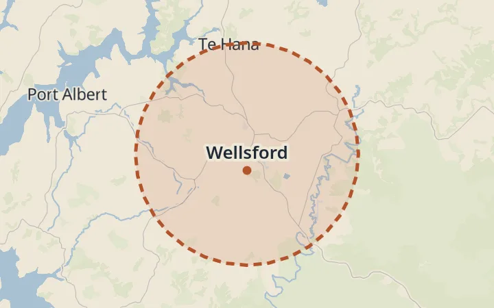 Map of Wellsford