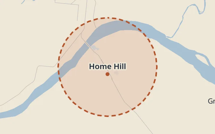Map of Home Hill