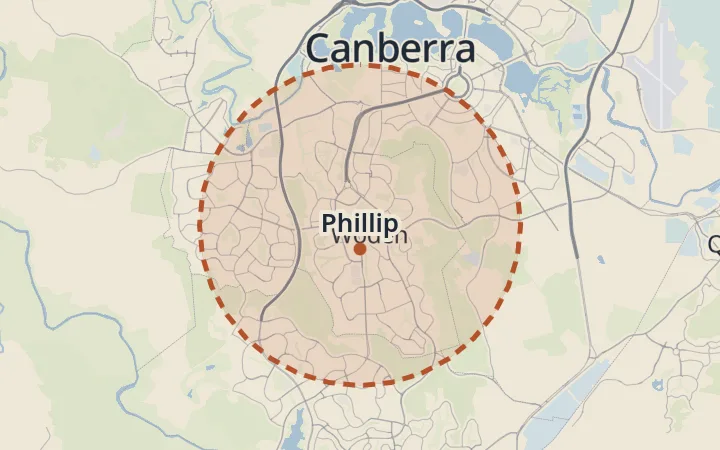 Map of Phillip