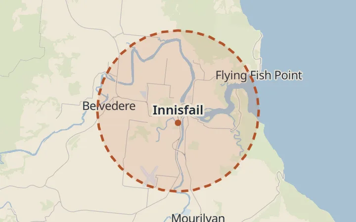 Map of Innisfail