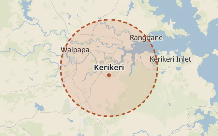 Map of Kerikeri