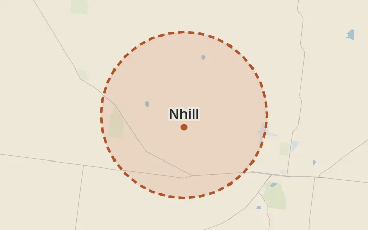 Map of Nhill