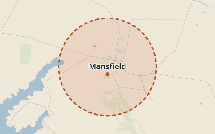 Map of Mansfield